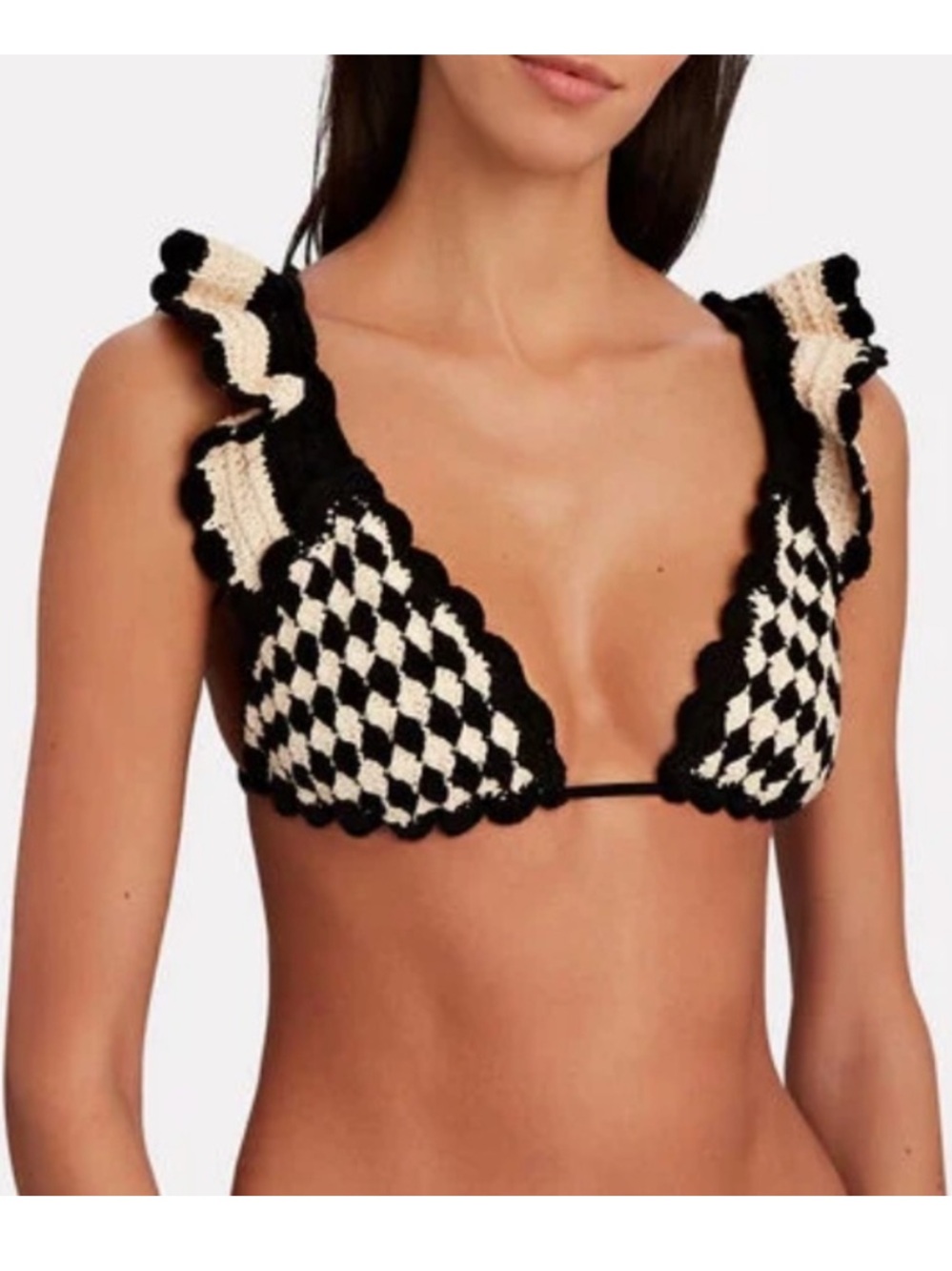 NWOT Zimmermann Anneke Crocheted Bikini Top